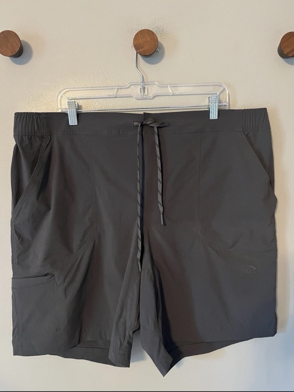 New! L.L. Bean Cresta Hiking Shorts in Aloha Gray UPF 50+